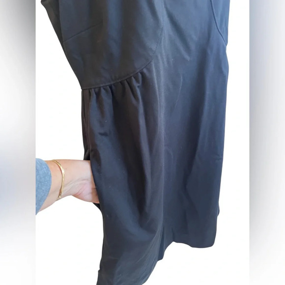 Rachel Pally Black Sleeveless Shift Dress Pockets Sz 4 - Picture 4 of 9